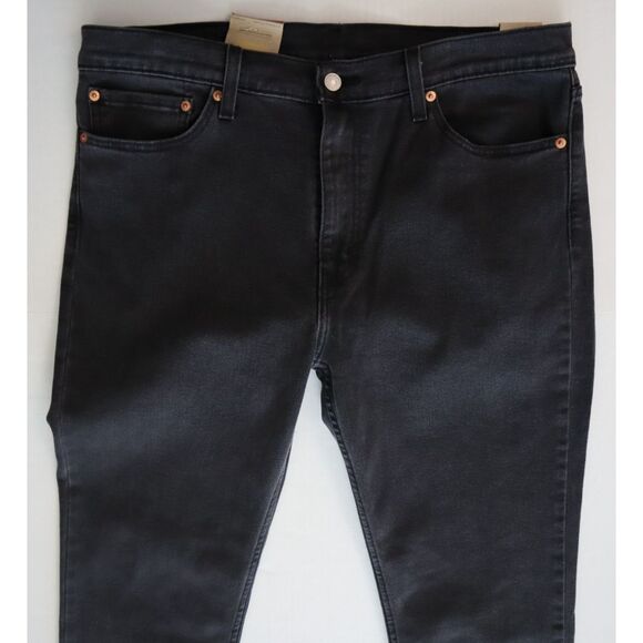 Levi's 511 (045113042) Men's Sz 36x32 Black Slim Stretch Straight Denim Jeans - Picture 10 of 12